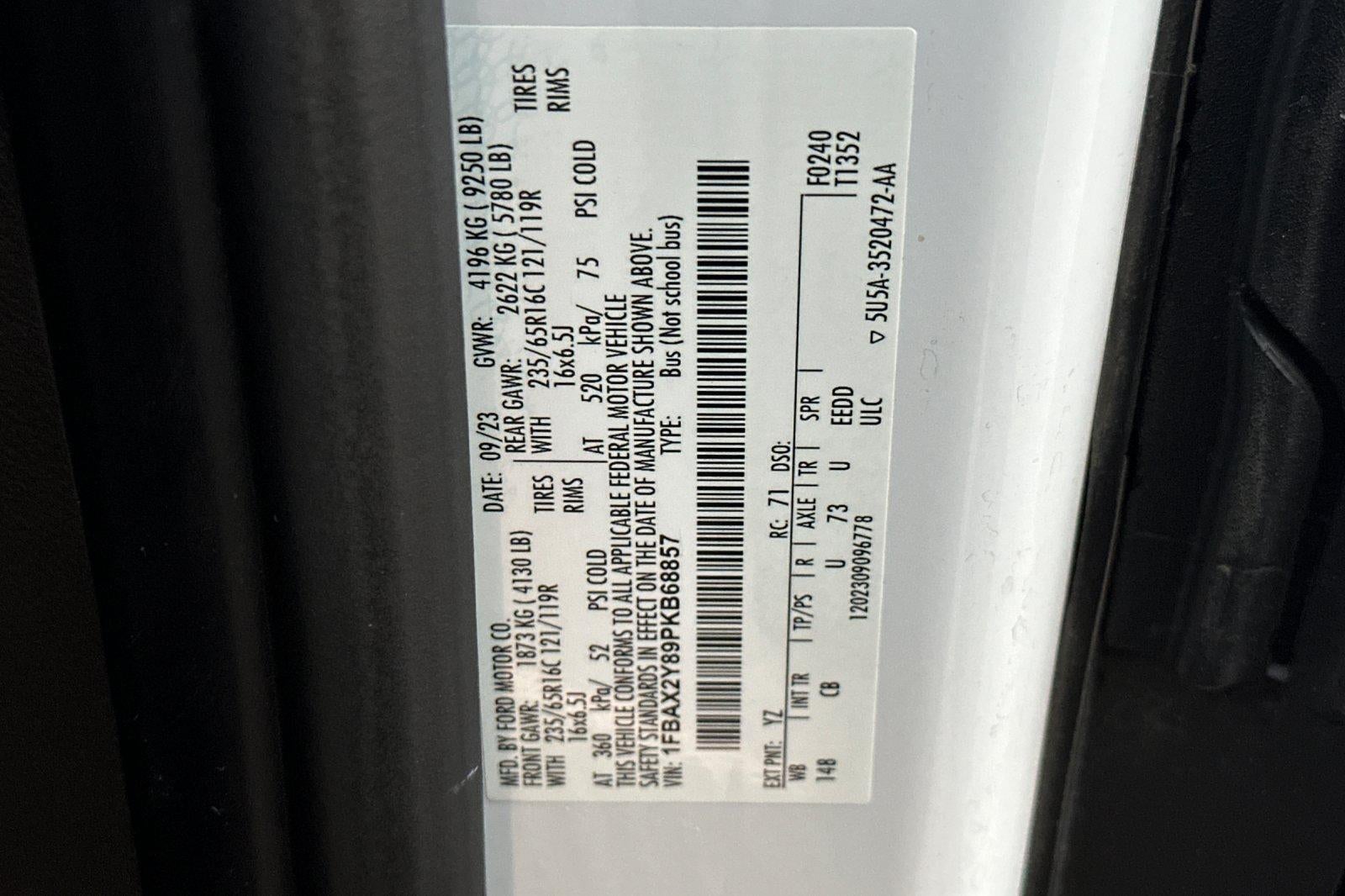 2023 Ford Transit-350 Passenger Van XL