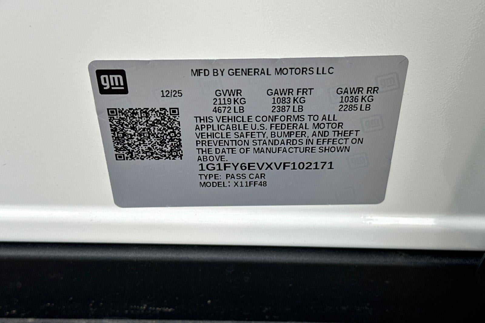 2027 Chevrolet Bolt LT