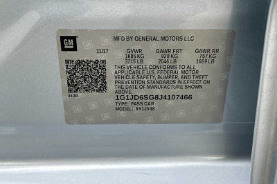 2018 Chevrolet Sonic LT