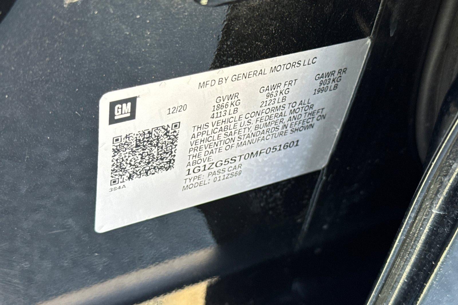 2021 Chevrolet Malibu RS