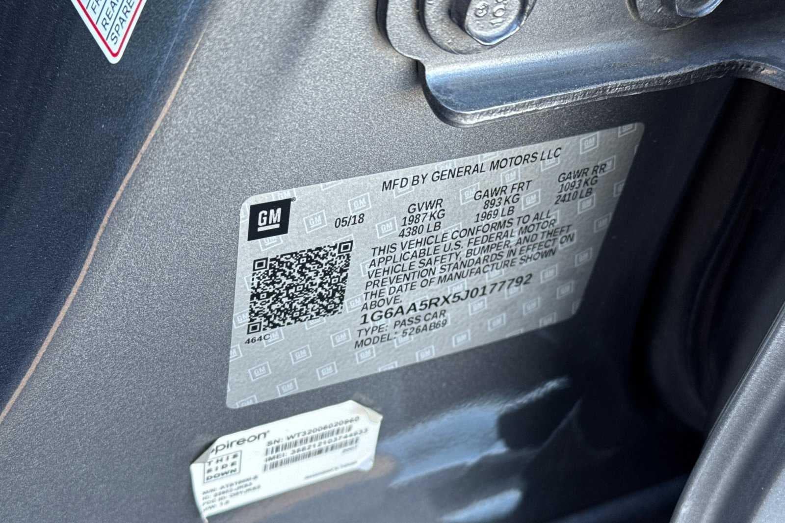 2018 Cadillac ATS RWD