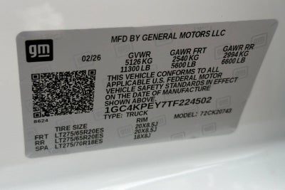 2026 Chevrolet Silverado 2500 HD LTZ