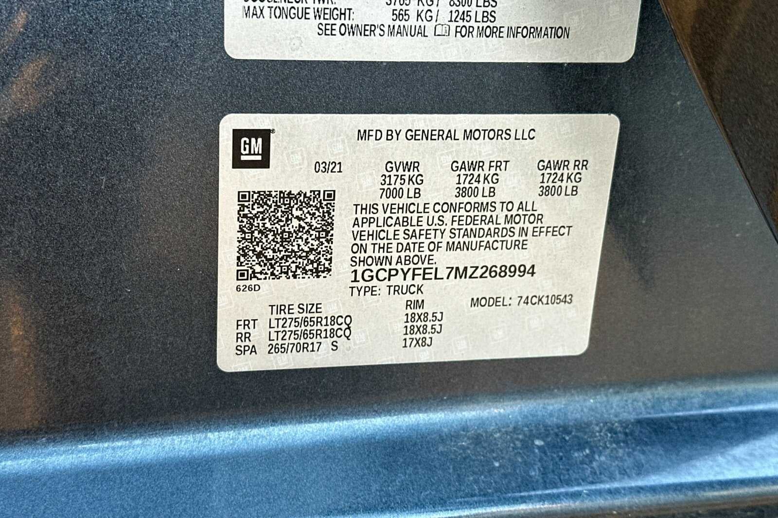 2021 Chevrolet Silverado 1500 LT Trail Boss