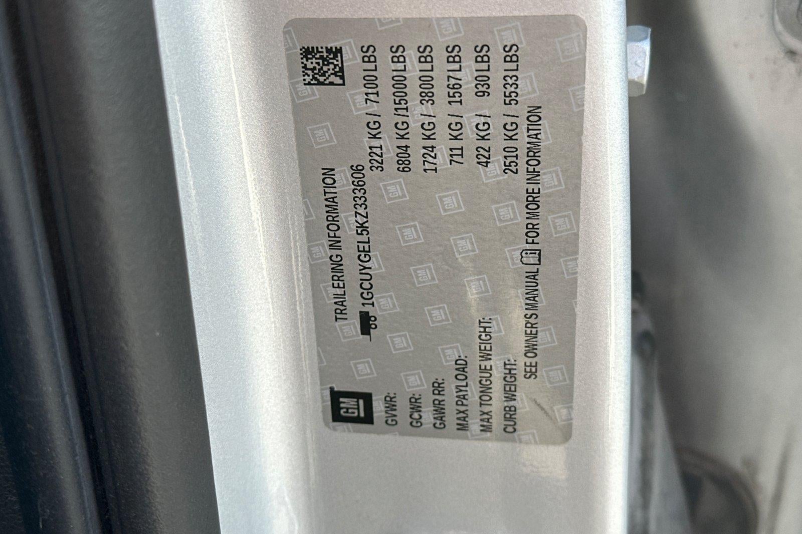 2019 Chevrolet Silverado 1500 LTZ