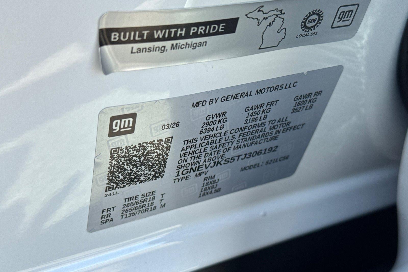 2026 Chevrolet Traverse Z71