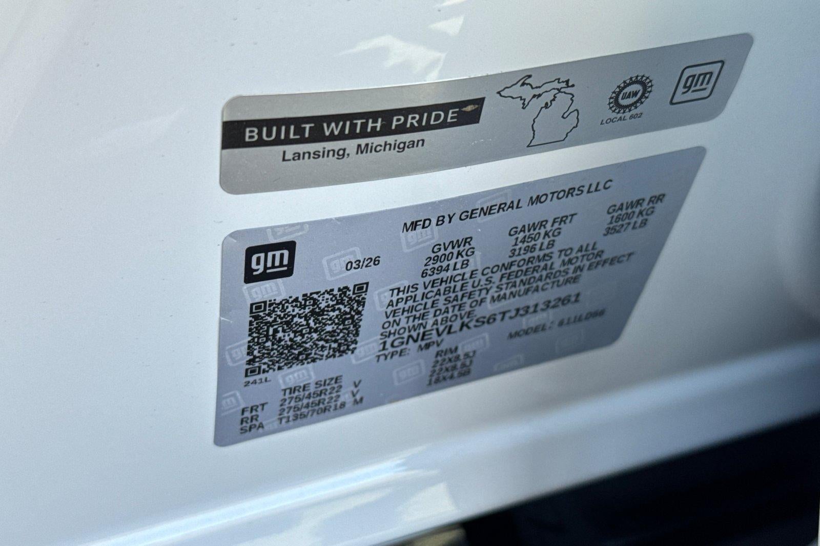 2026 Chevrolet Traverse RS