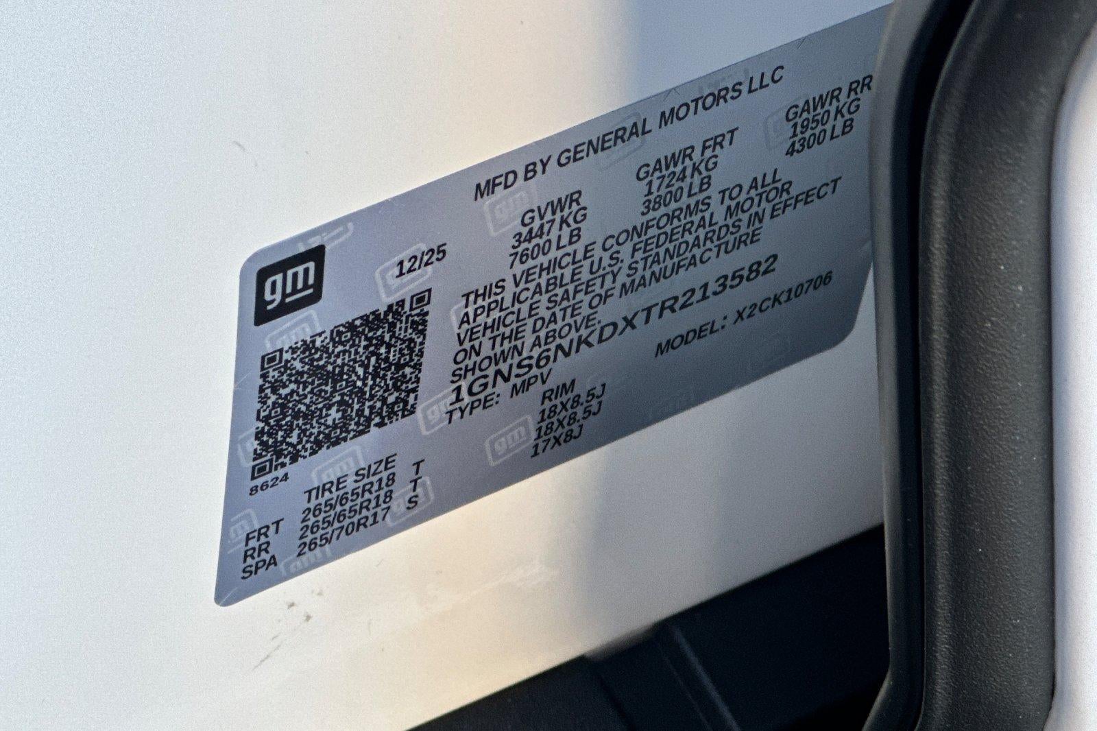 2026 Chevrolet Tahoe LT