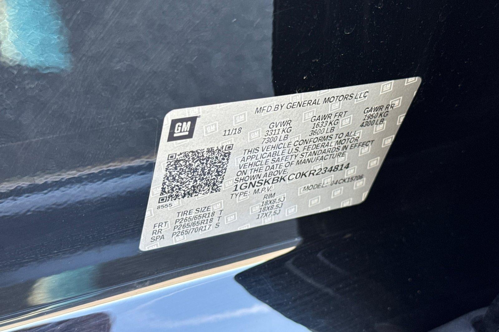 2019 Chevrolet Tahoe LT