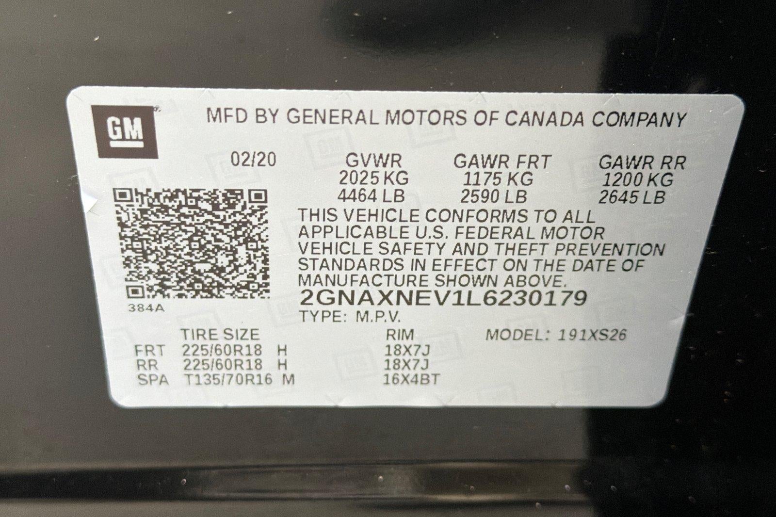 2020 Chevrolet Equinox Premier