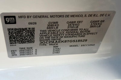 2026 Chevrolet Silverado 1500 WT