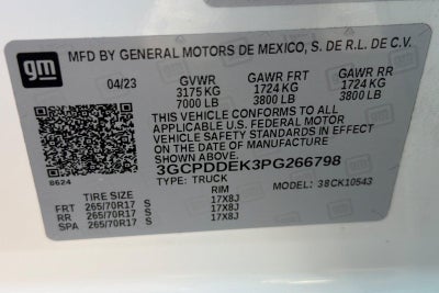 2023 Chevrolet Silverado 1500 LT