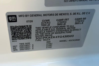 2026 Chevrolet Silverado 1500 WT