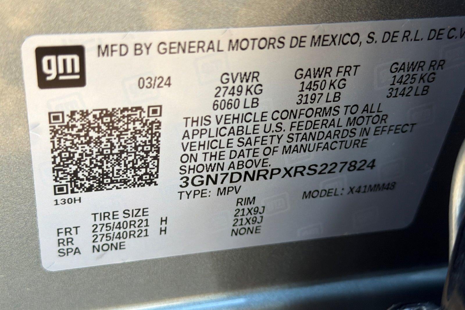 2024 Chevrolet Equinox EV RS