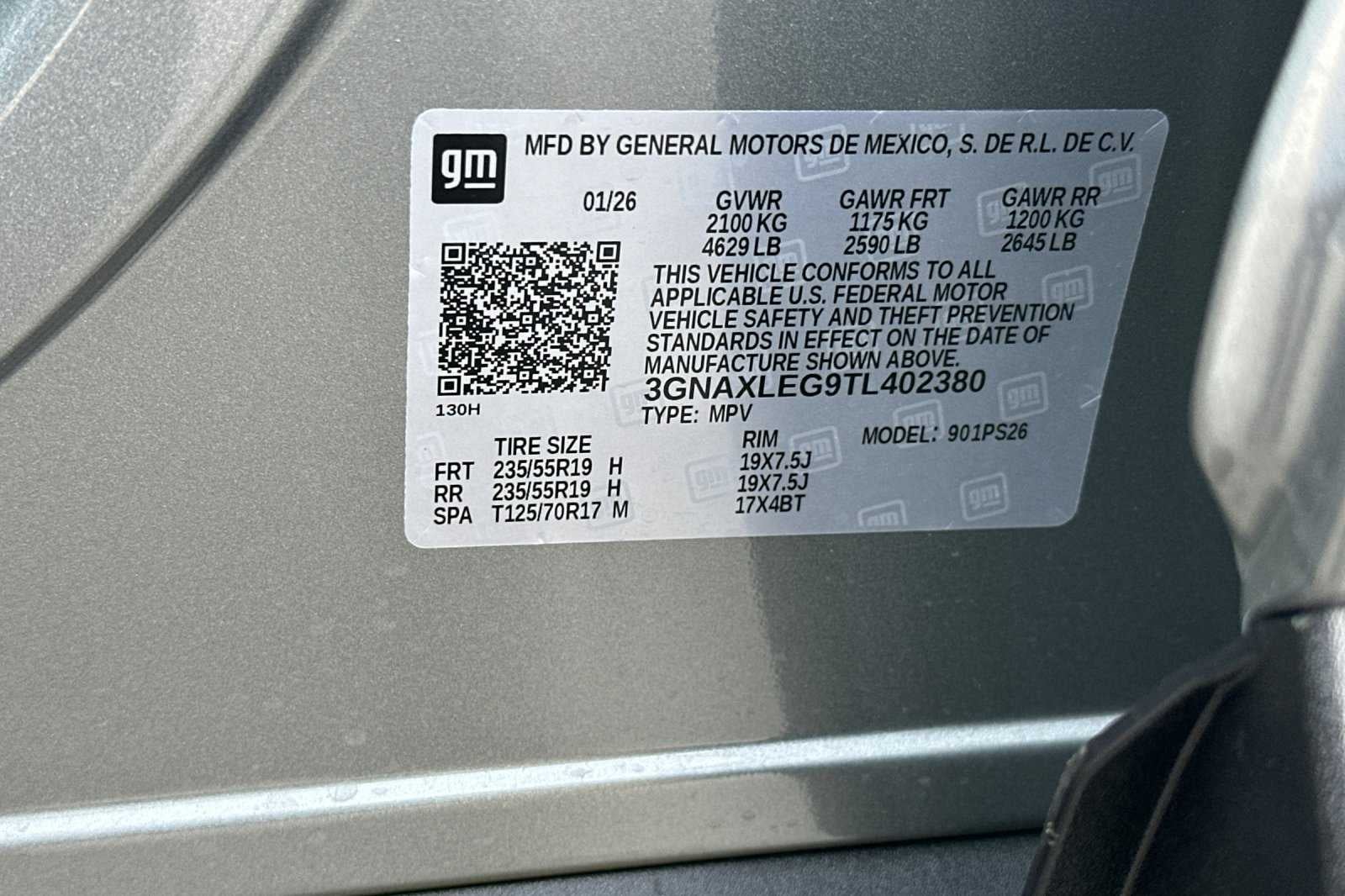 2026 Chevrolet Equinox RS