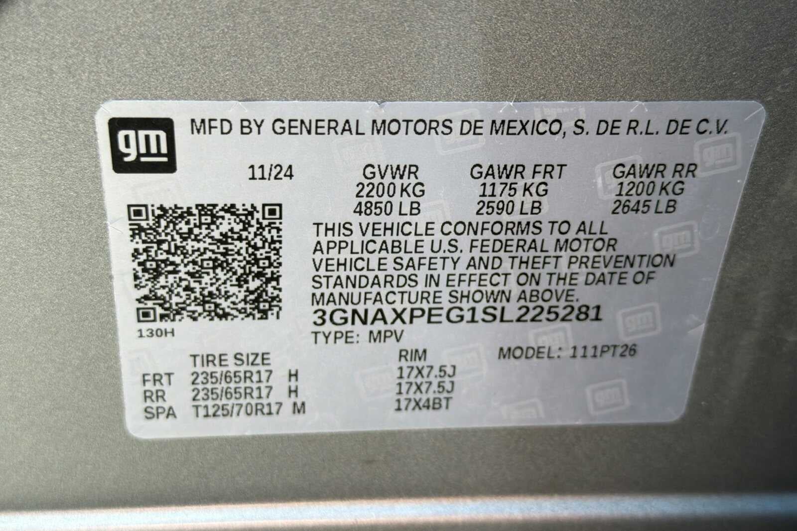 2025 Chevrolet Equinox LT