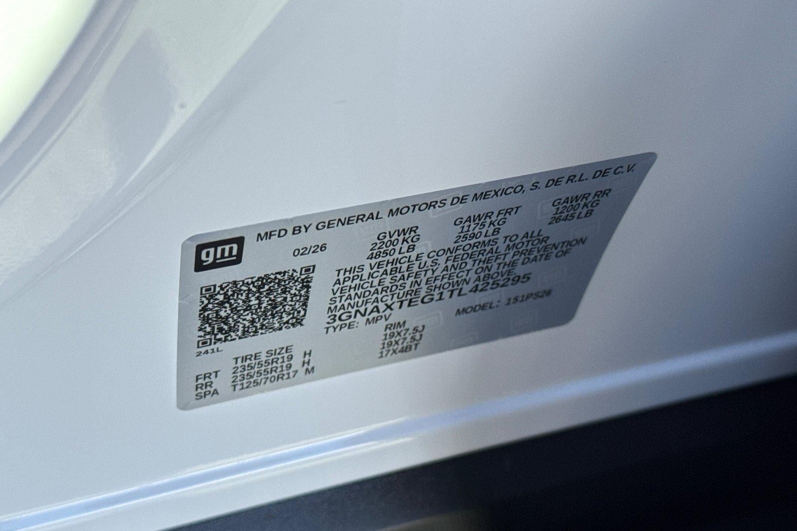 2026 Chevrolet Equinox RS