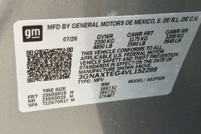 2027 Chevrolet Equinox RS
