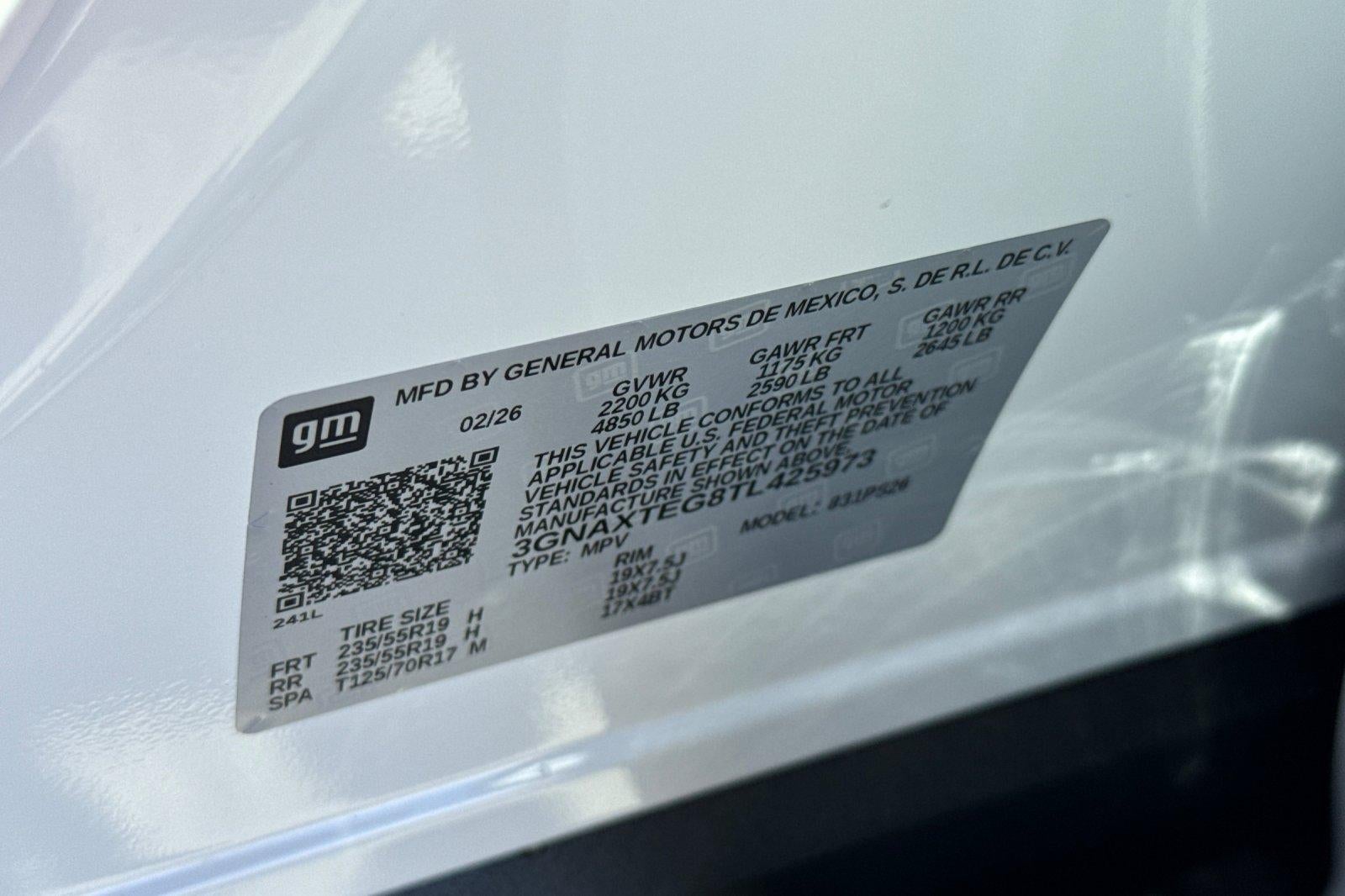 2026 Chevrolet Equinox RS