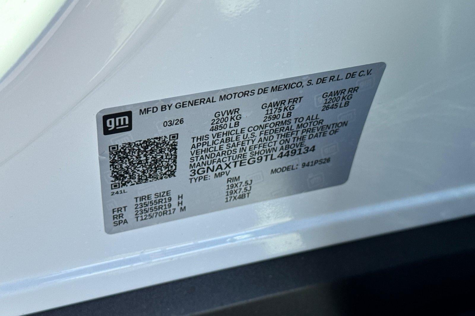 2026 Chevrolet Equinox RS