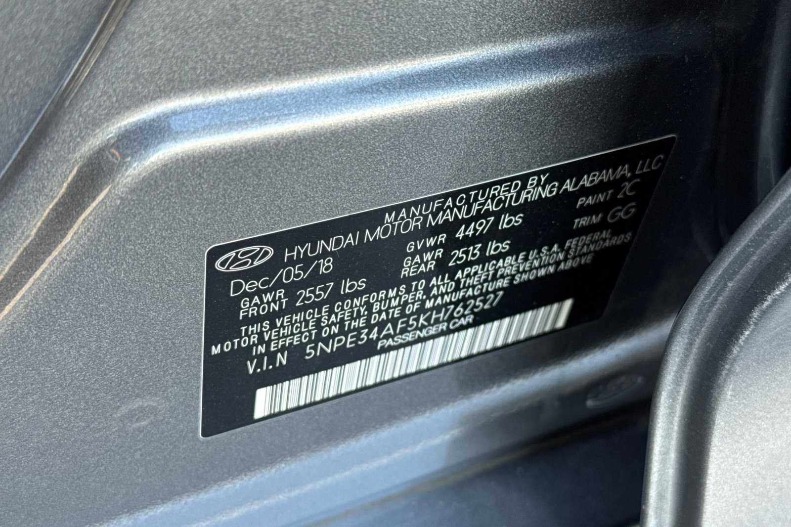 2019 Hyundai Sonata SEL