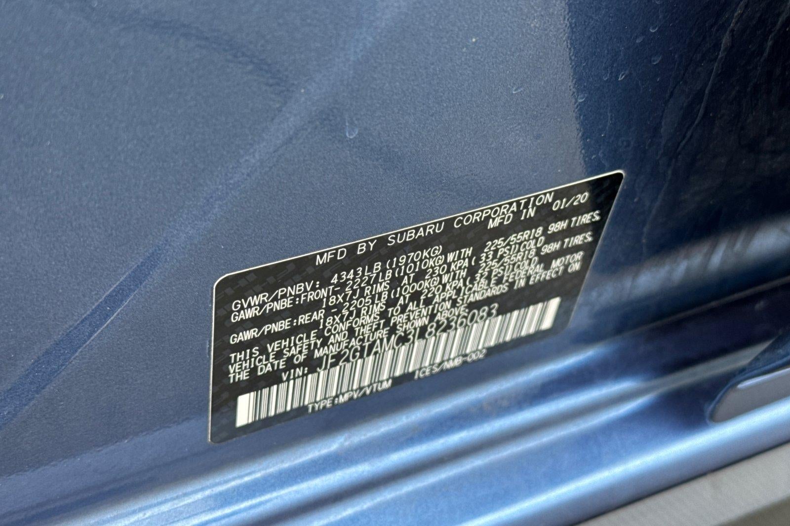 2020 Subaru Crosstrek Limited