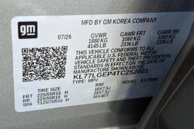 2026 Chevrolet Trax 1RS