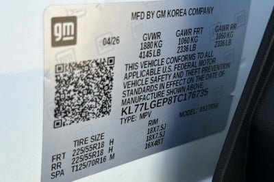 2026 Chevrolet Trax 1RS