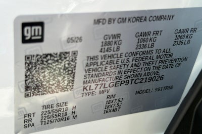 2026 Chevrolet Trax 1RS