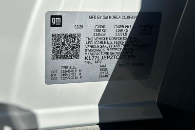 2026 Chevrolet Trax 2RS