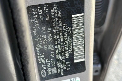2022 Hyundai Elantra SEL