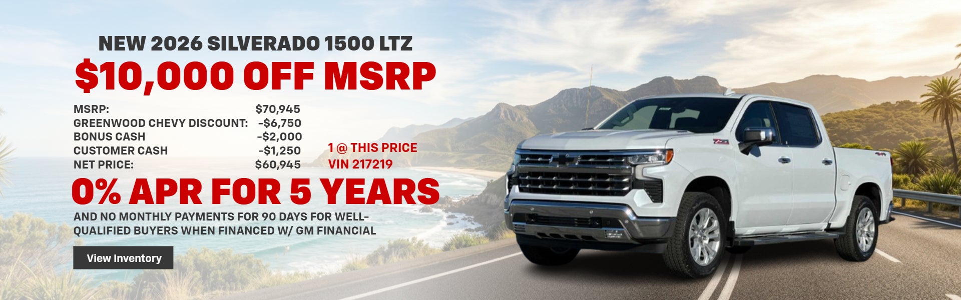 New 2026 Chevrolet Silverado 1500 LTZ 