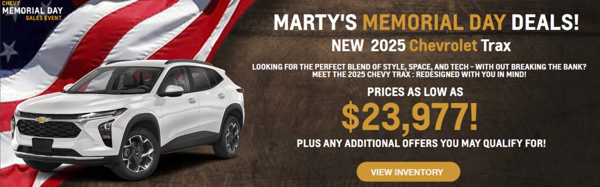 2025 Trax on flag and wod background