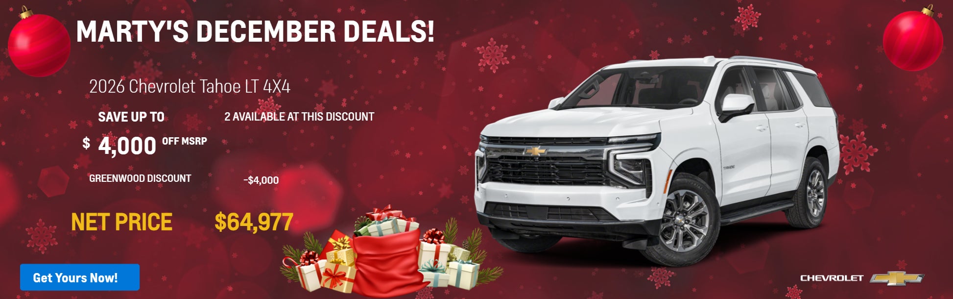 2026 Chevrolet Tahoe LT 4x4